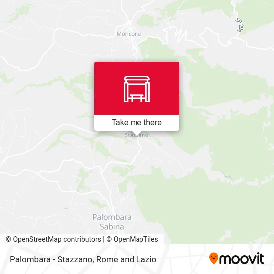 Palombara - Stazzano map