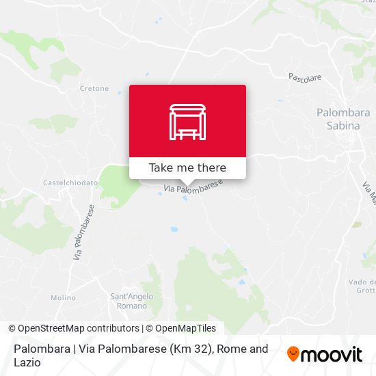 Palombara | Via Palombarese (Km 32) map