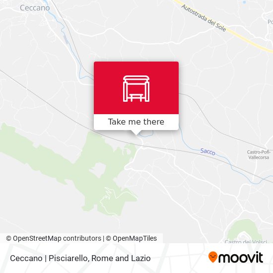 Ceccano | Pisciarello map