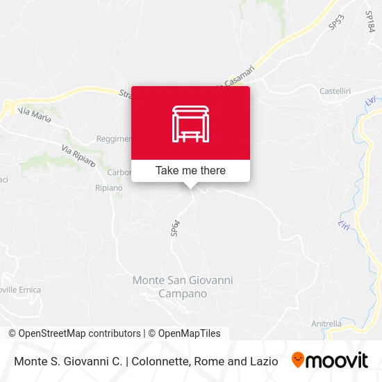 Monte S. Giovanni C. | Colonnette map
