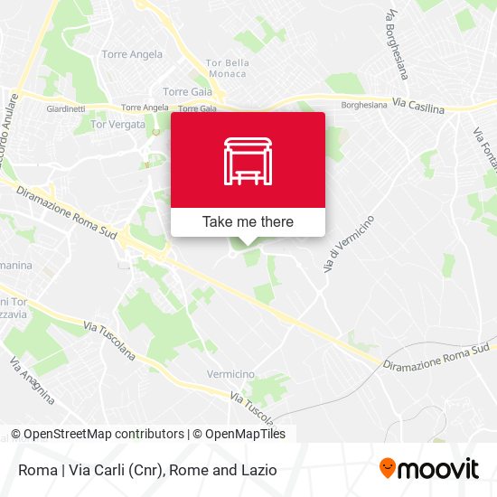 Roma | Via Carli (Cnr) map