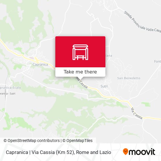 Capranica | Via Cassia (Km 52) map