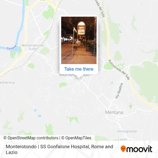 Monterotondo | SS Gonfalone Hospital map