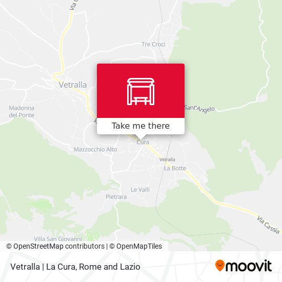Vetralla | La Cura map