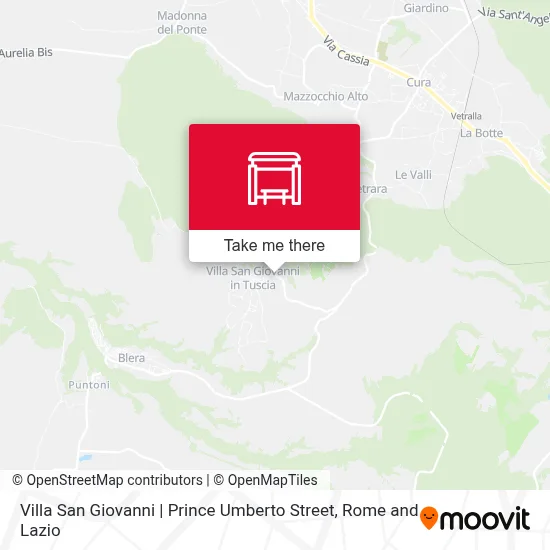Villa San Giovanni | Prince Umberto Street map