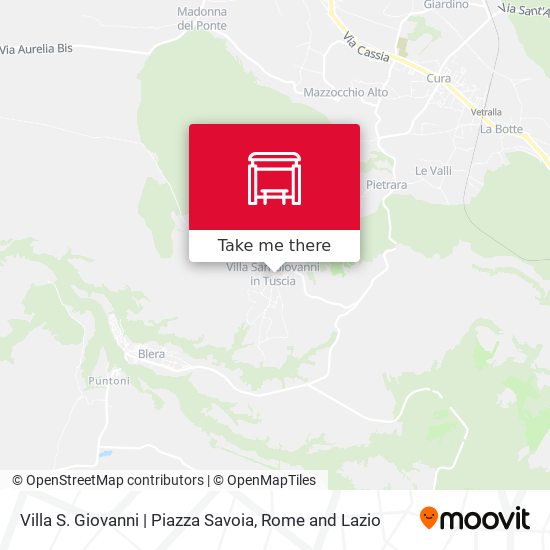 Villa S. Giovanni | Piazza Savoia map