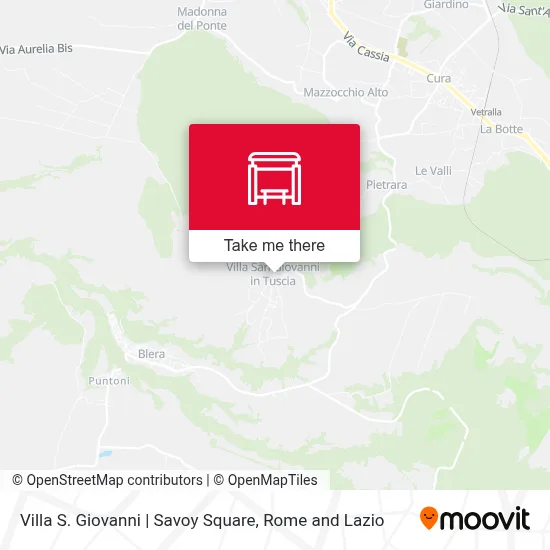 Villa S. Giovanni | Savoy Square map