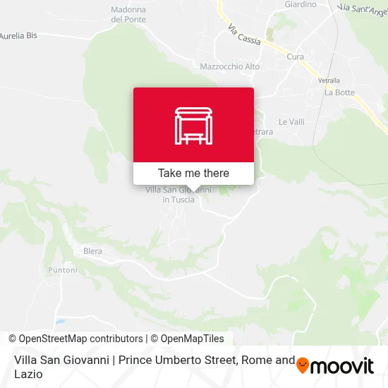 Villa San Giovanni | Prince Umberto Street map