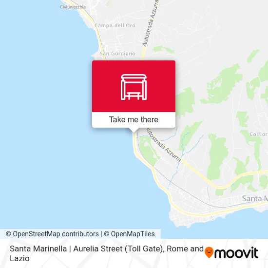 Santa Marinella | Aurelia Street (Toll Gate) map