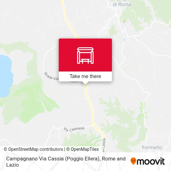 Campagnano Via Cassia (Poggio Ellera) map