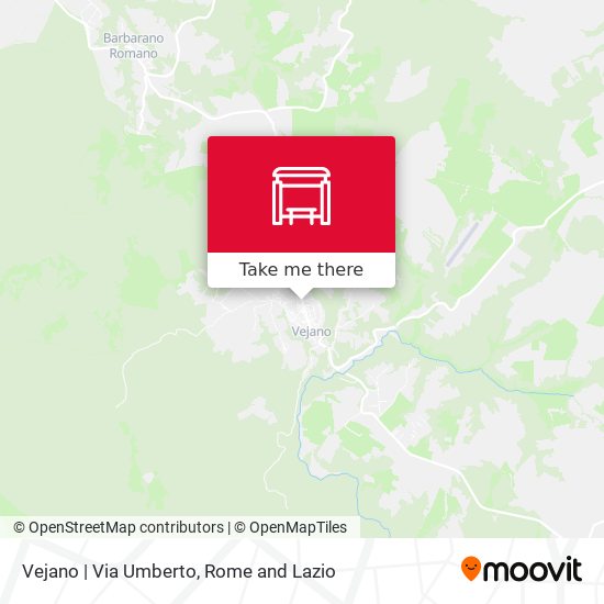 Vejano | Via Umberto map