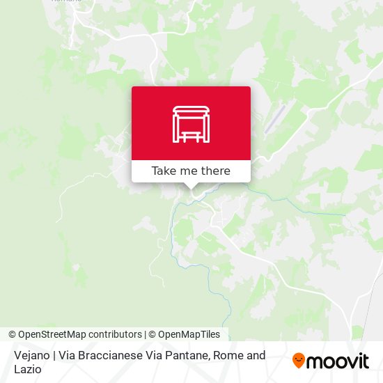 Vejano | Via Braccianese Via Pantane map