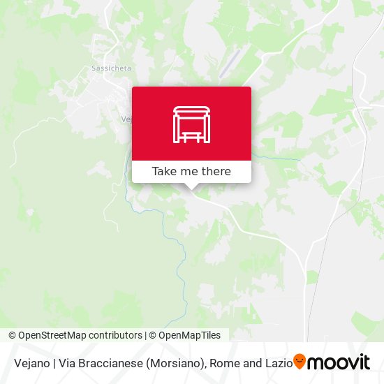 Vejano | Via Braccianese (Morsiano) map