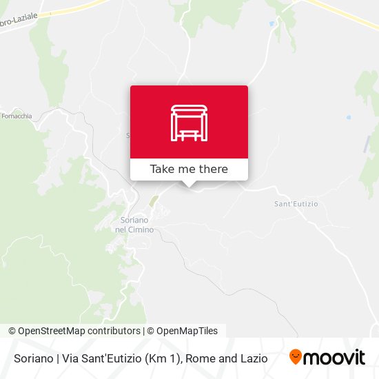 Soriano | Via Sant'Eutizio (Km 1) map