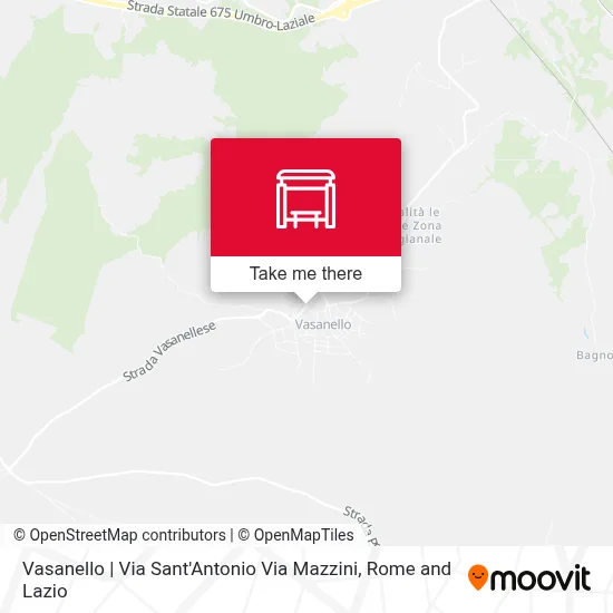 Vasanello | Via Sant'Antonio Via Mazzini map
