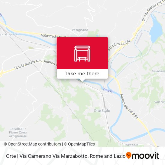 Orte | Via Camerano Via Marzabotto map