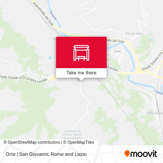 Orte | San Giovanni map