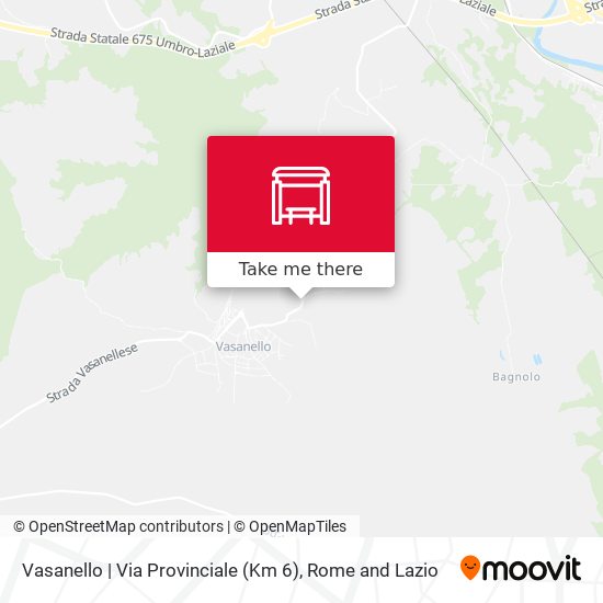 Vasanello | Via Provinciale (Km 6) map