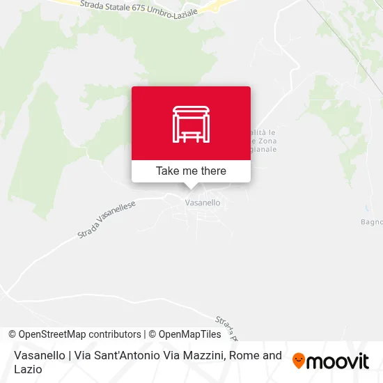 Vasanello | Via Sant'Antonio Via Mazzini map