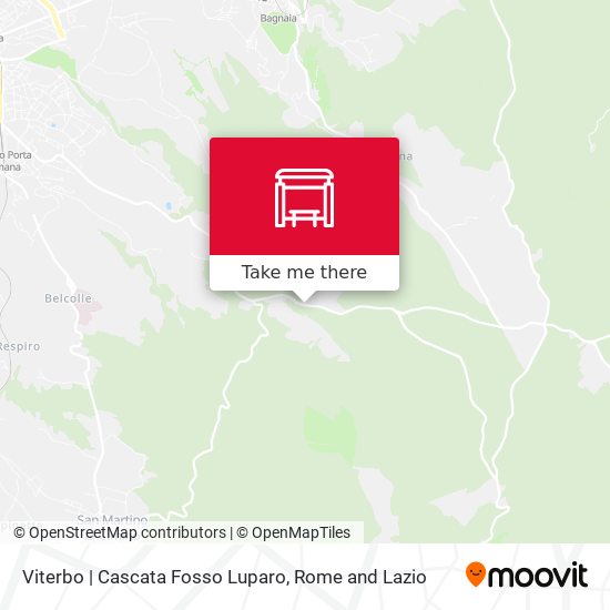 Viterbo | Cascata Fosso Luparo map