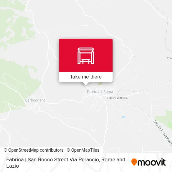 Fabrica | San Rocco Street Via Peraccio map