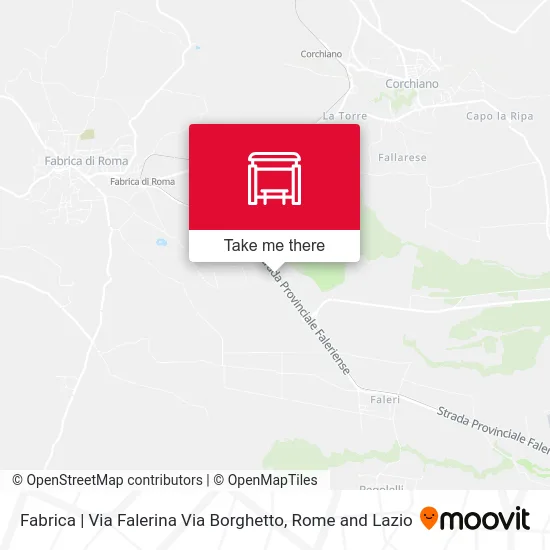 Fabrica | Falerina Street Borghetto Street map