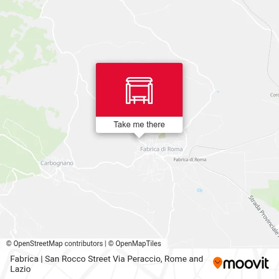 Fabrica | San Rocco Street Via Peraccio map