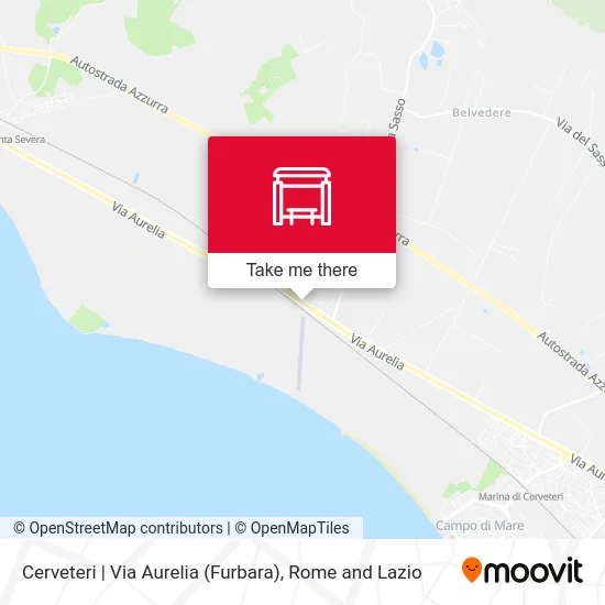 Cerveteri | Aurelia Road (Furbara) map