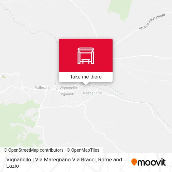Vignanello | Via Maregnano Via Bracci map