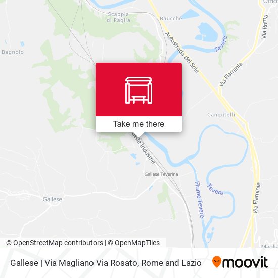 Gallese | Via Magliano Via Rosato map