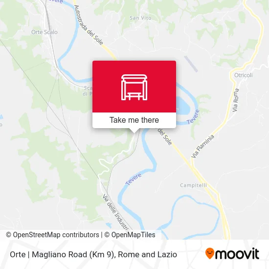 Orte | Magliano Road (Km 9) map