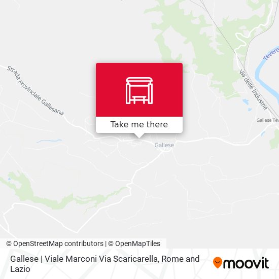 Gallese | Viale Marconi Via Scaricarella map