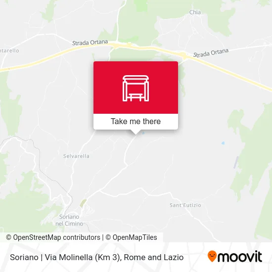 Soriano | Molinella Road (Km 3) map
