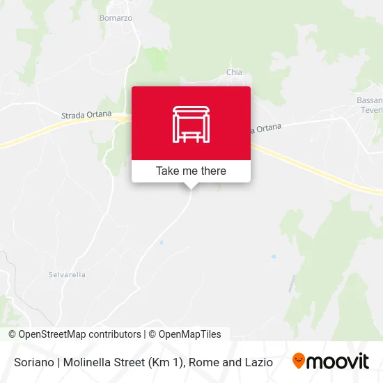 Soriano | Molinella Street (Km 1) map