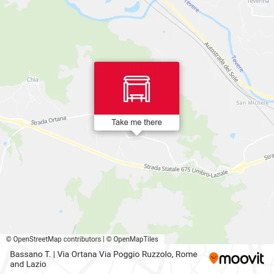 Bassano T. | Ortana Street Via Poggio Ruzzolo map