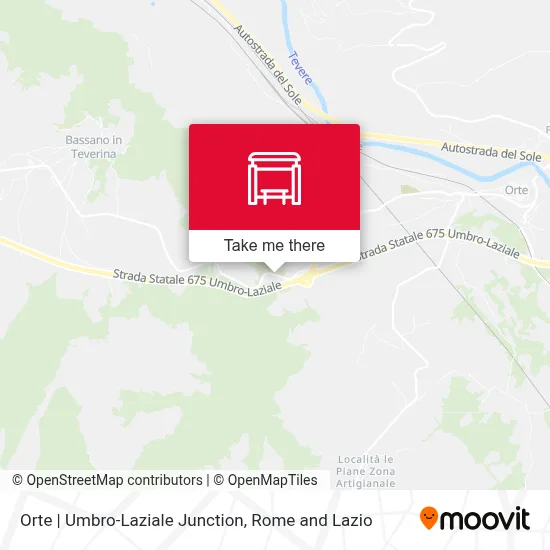 Orte | Umbro-Laziale Junction map