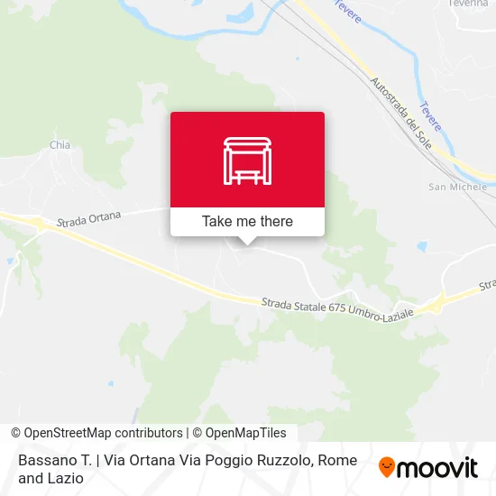Bassano T. | Ortana Street Via Poggio Ruzzolo map