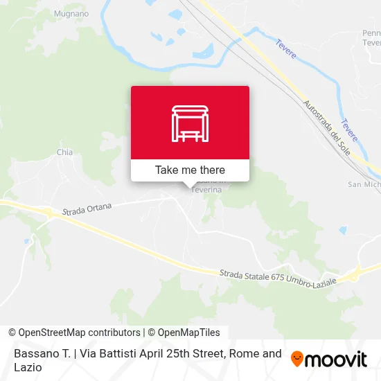 Bassano T. | Via Battisti April 25th Street map