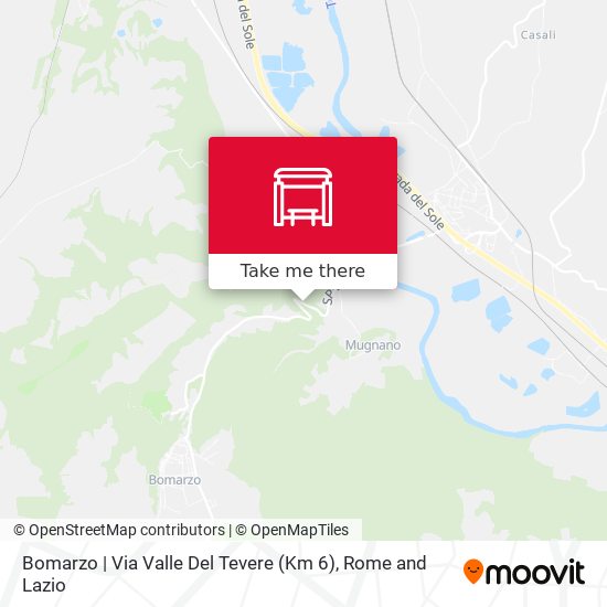 Bomarzo | Via Valle Del Tevere (Km 6) map