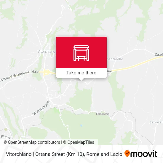 Vitorchiano | Ortana Street (Km 10) map