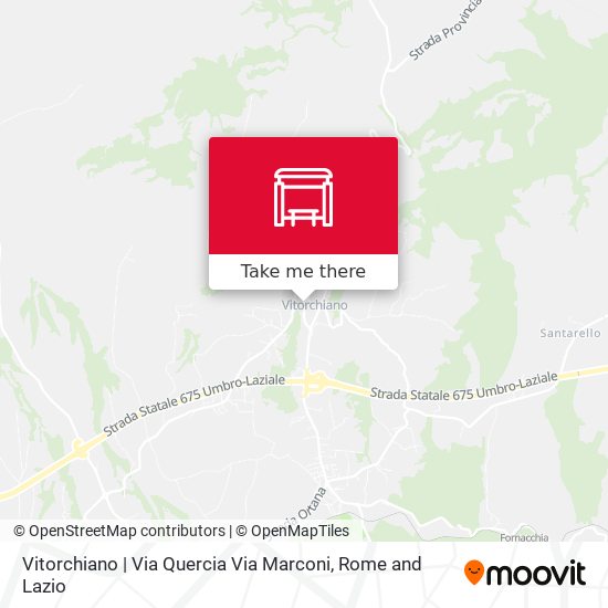 Vitorchiano | Via Quercia Via Marconi map