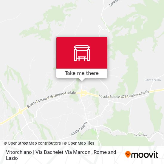 Vitorchiano | Via Bachelet Via Marconi map