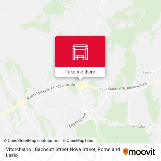 Vitorchiano | Bachelet Street Nova Street map