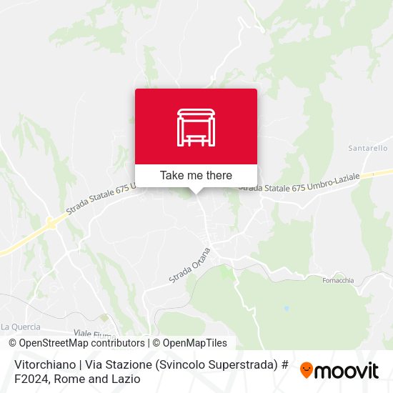 Vitorchiano | Via Stazione (Svincolo Superstrada) # F2024 map