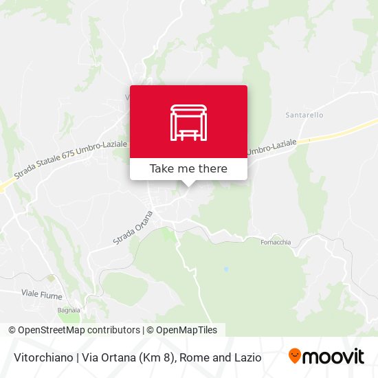 Vitorchiano | Via Ortana (Km 8) map