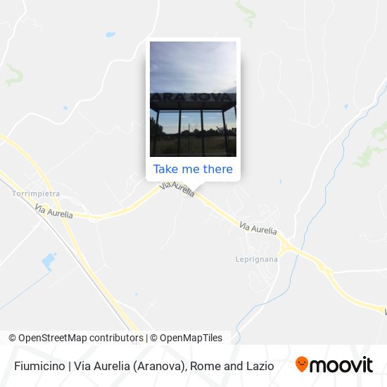 Fiumicino | Via Aurelia (Aranova) map