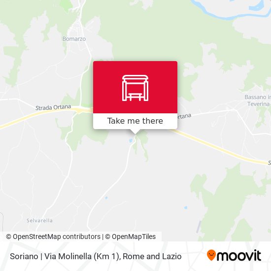 Soriano | Via Molinella (Km 1) map