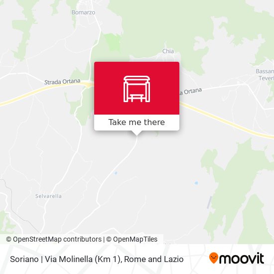 Soriano | Via Molinella (Km 1) map