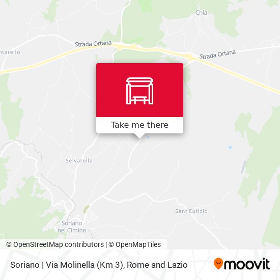 Soriano | Via Molinella (Km 3) map