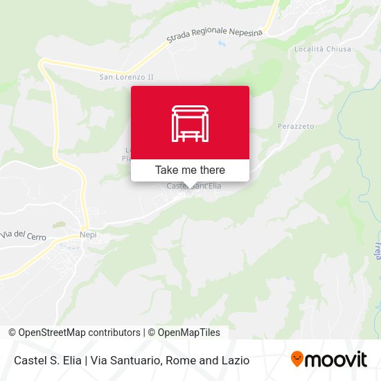 Castel S. Elia | Via Santuario map
